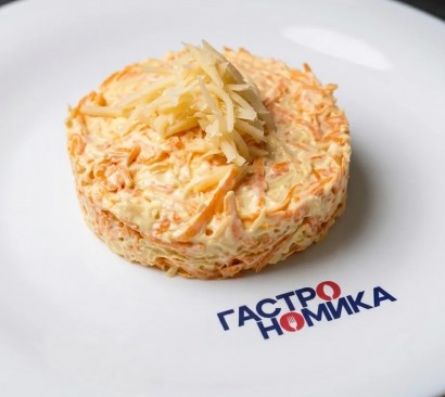 Морковь с сыром и чесноком
