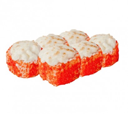 Запеченный ролл Креветка и Спайси гребешок